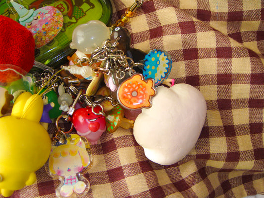 donut fish phone charm!