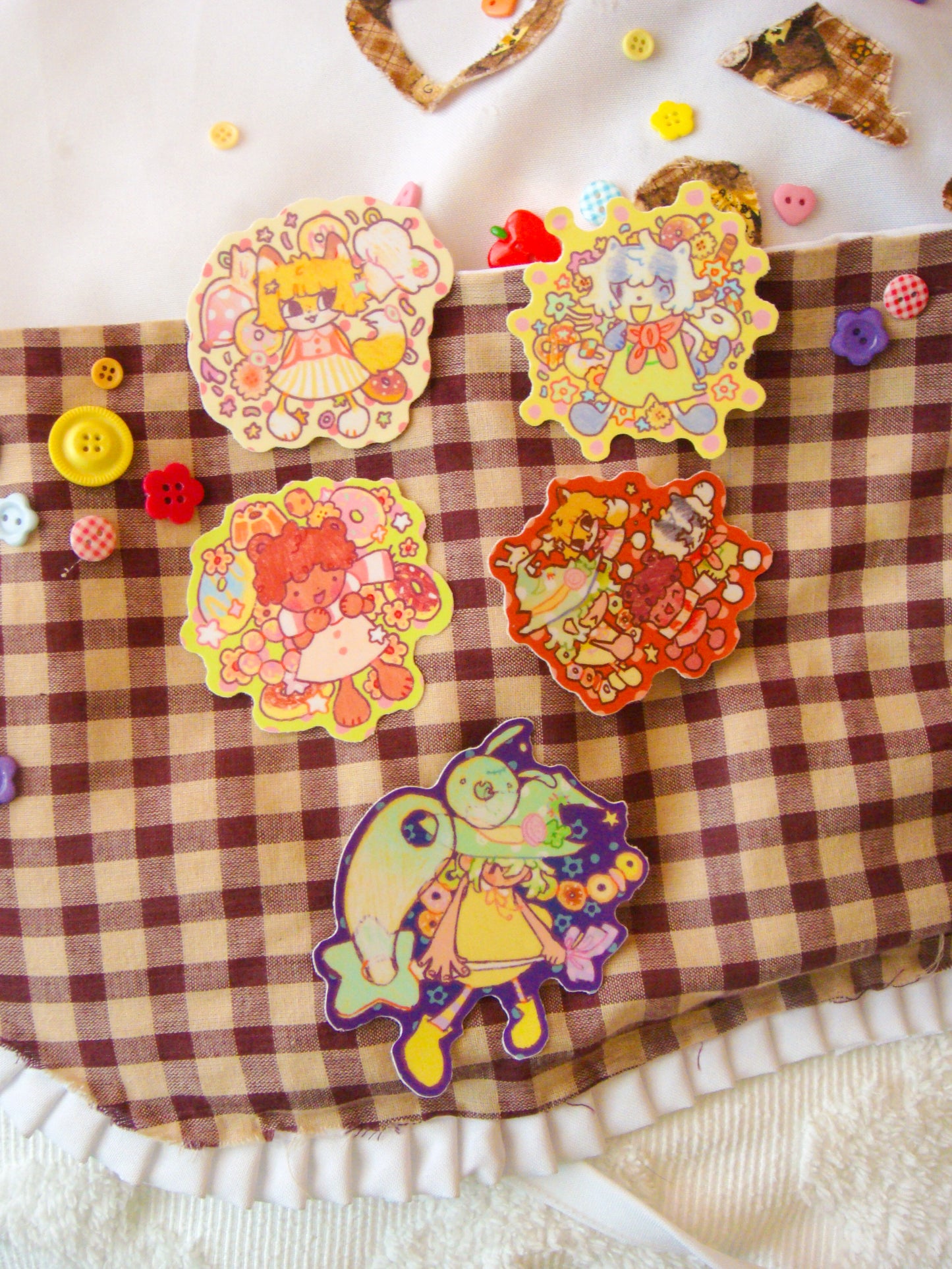 donut stickers!