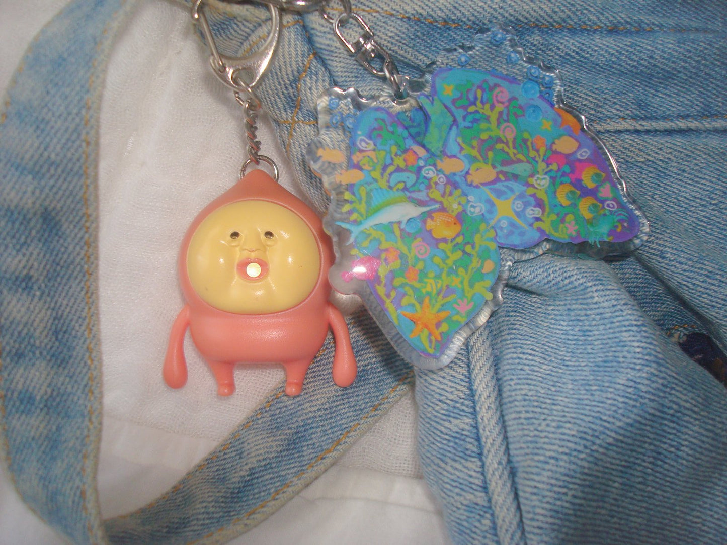seawater in my lungs keychain