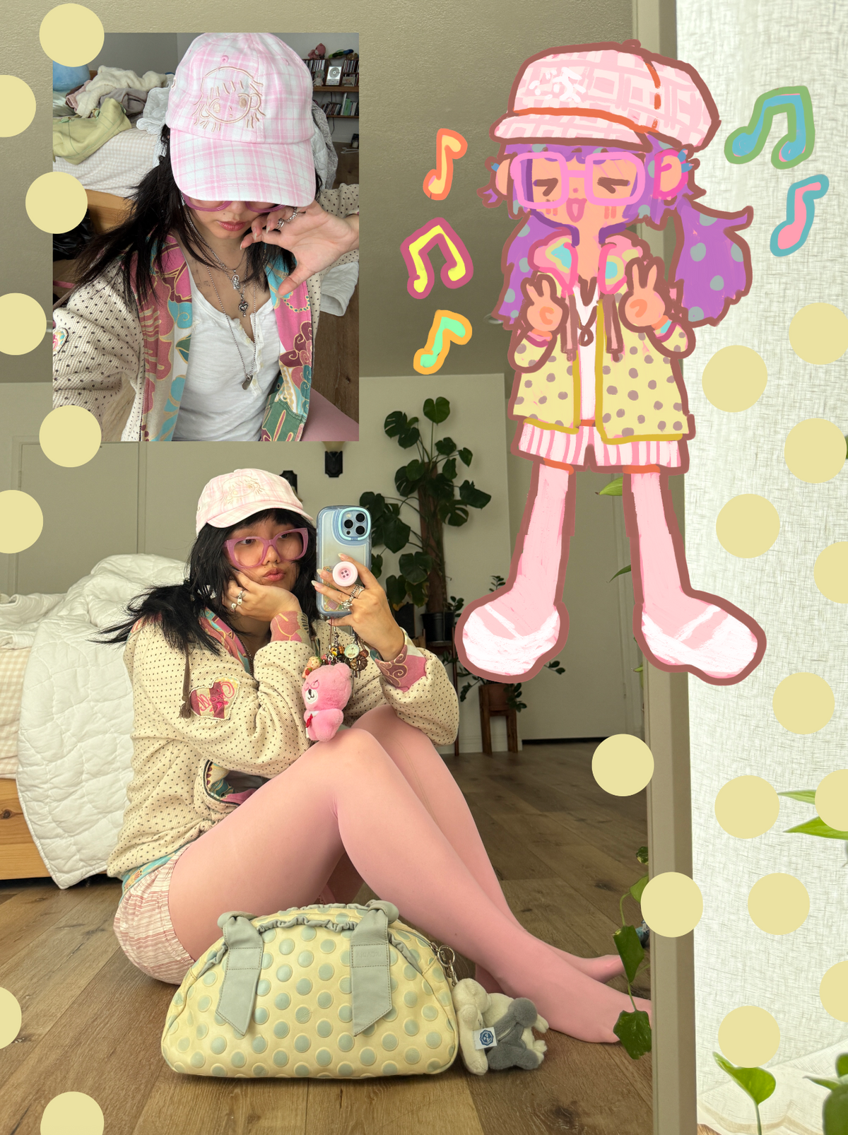 strawberry cream cap
