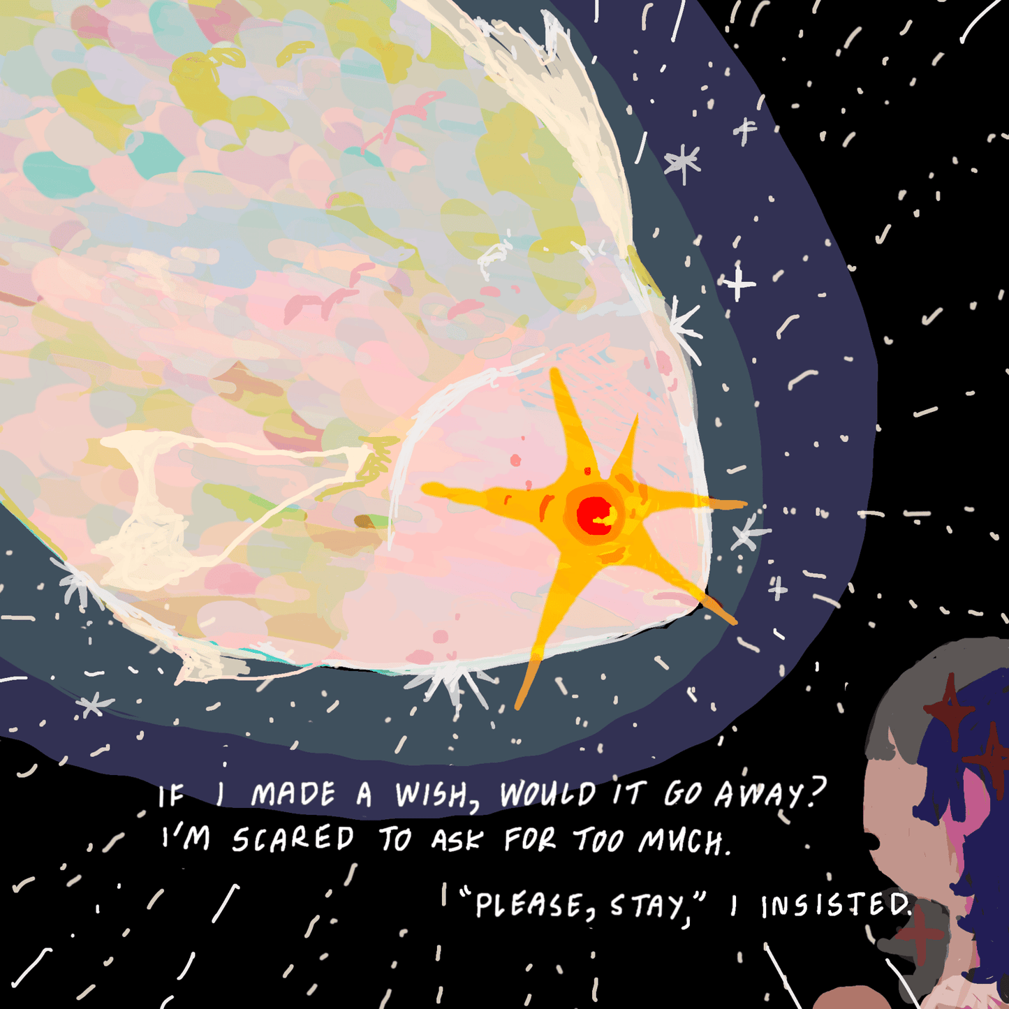 13. please stay (reg/silver foil)