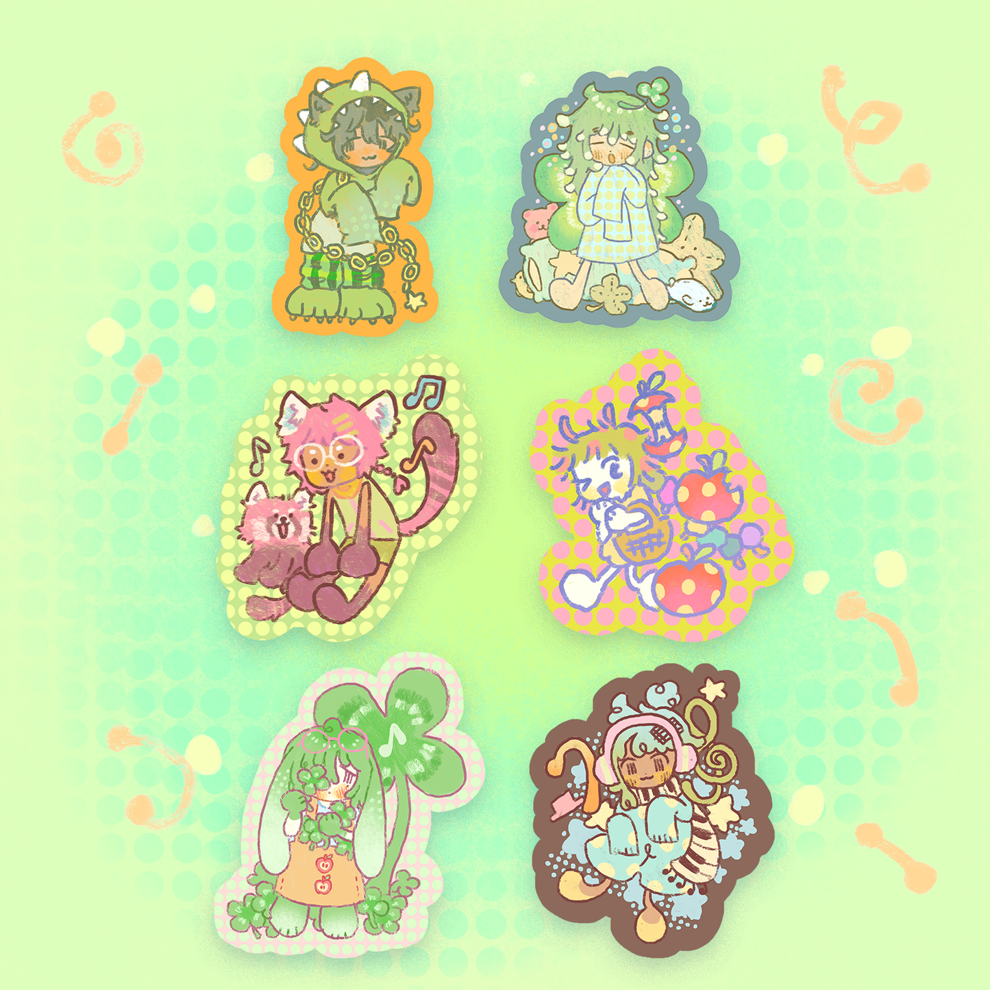 spring stickers