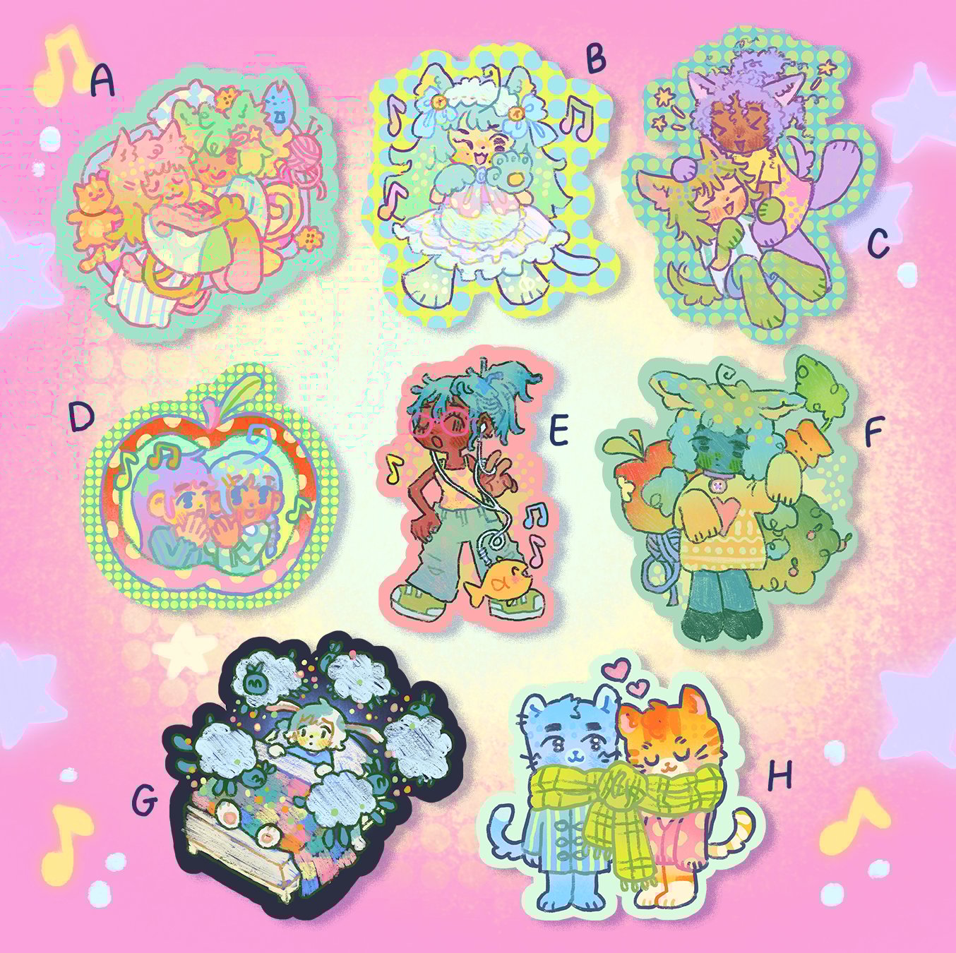 winter stickers