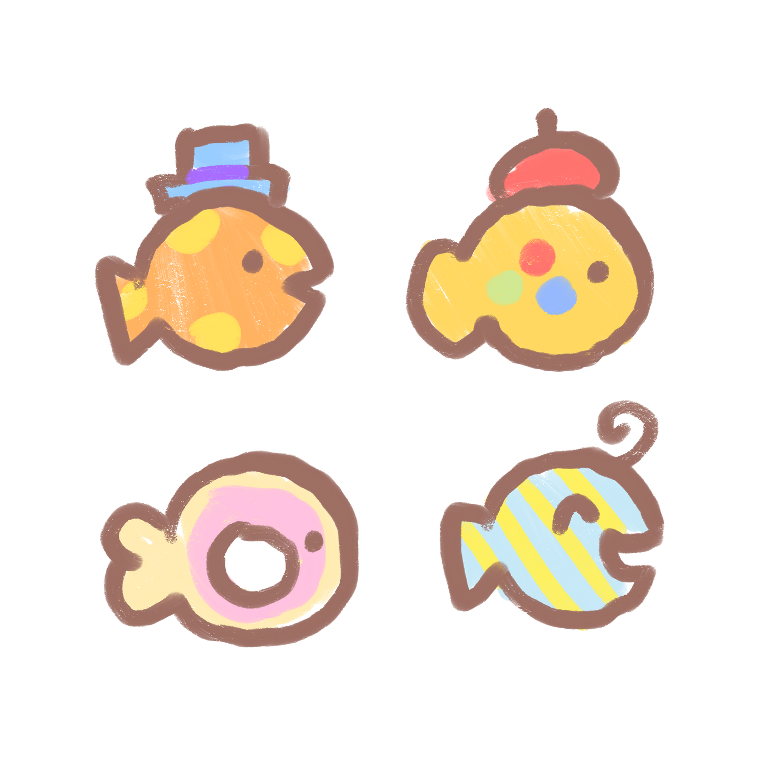collectable goldfish charms!