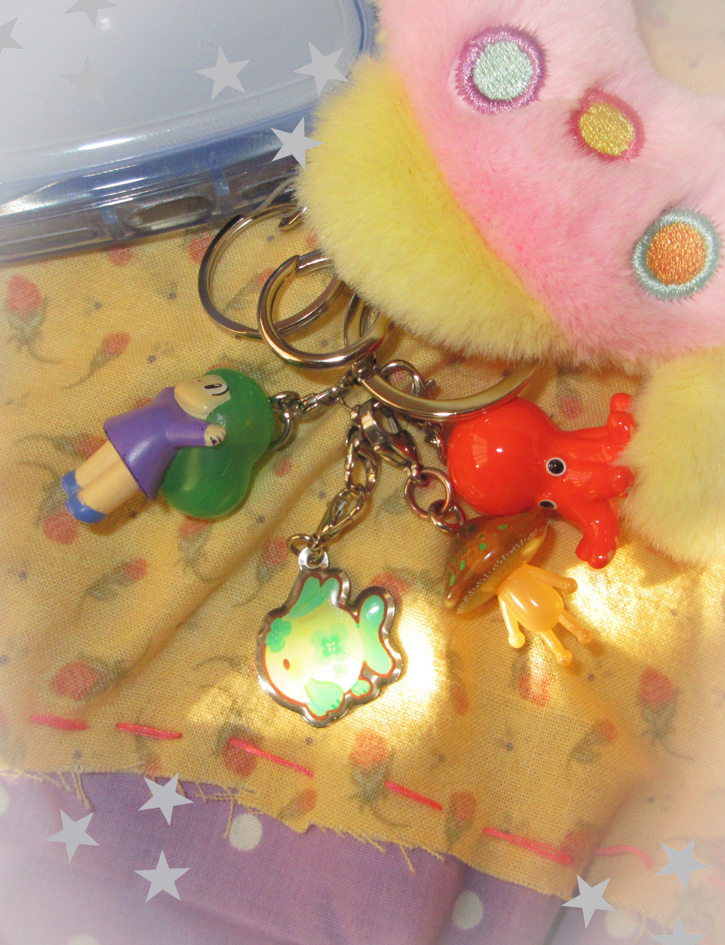 bunny by my ear phone charm