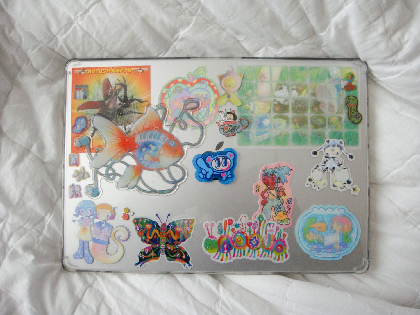 goldfish resin sticker
