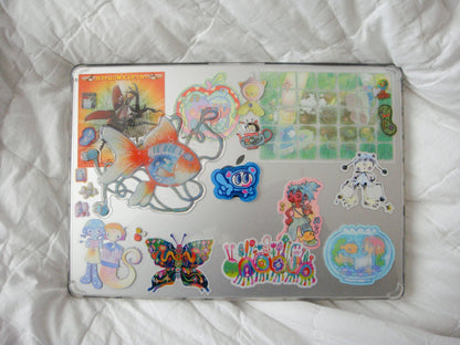 goldfish resin sticker