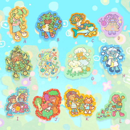 summery summer stickers