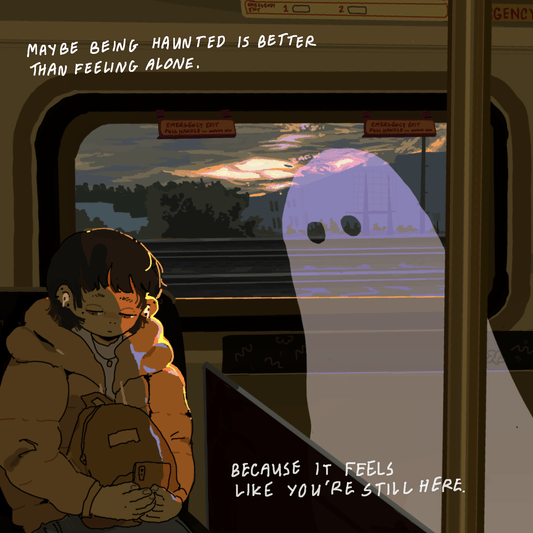 40. maybe being haunted is better