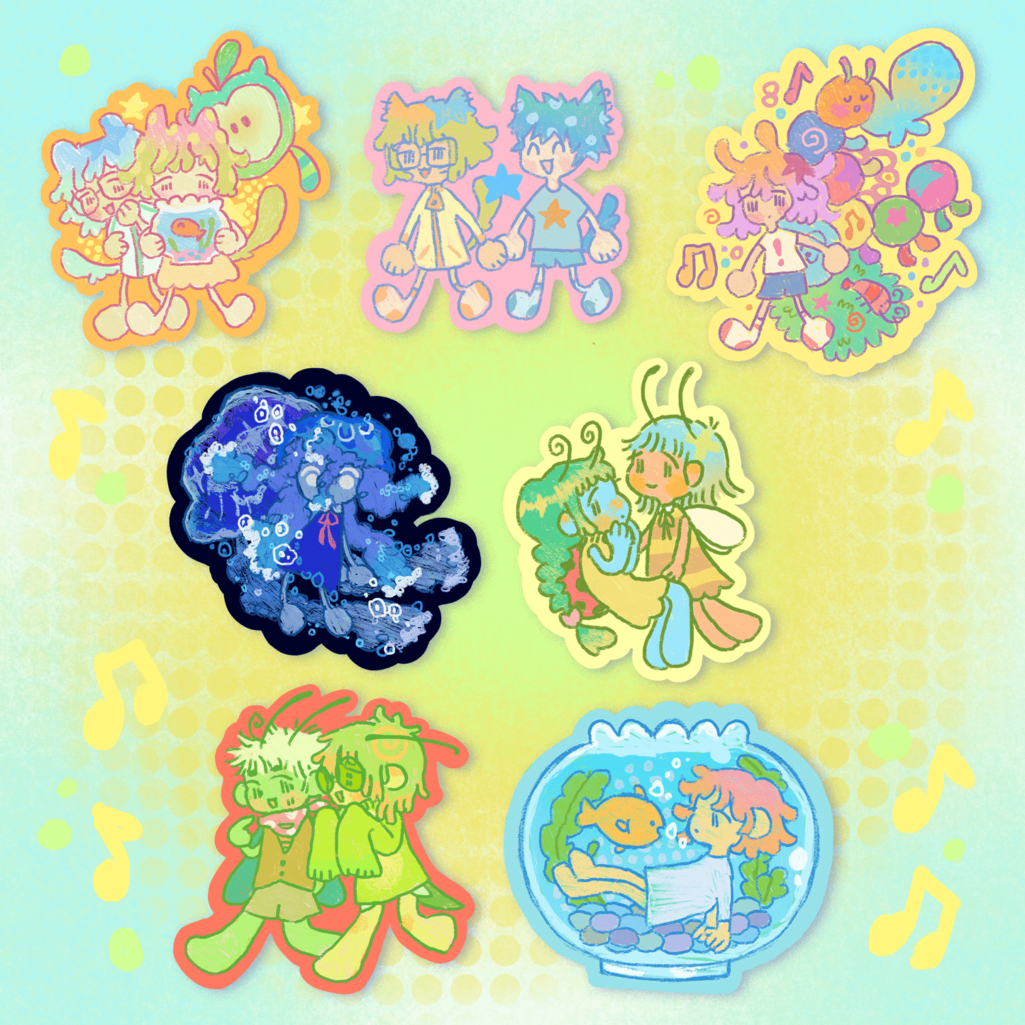 summer stickers (final run!)