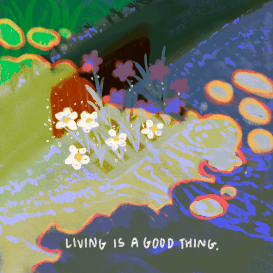 16. living is a good thing