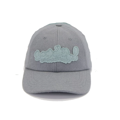 grey felt cap