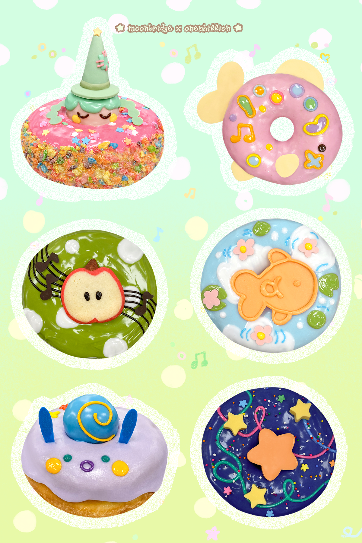 donut sticker sheet