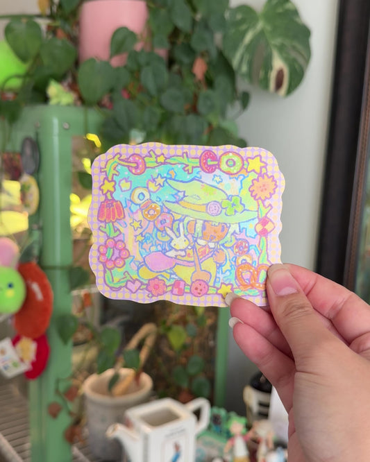 lenticular donut witch window!