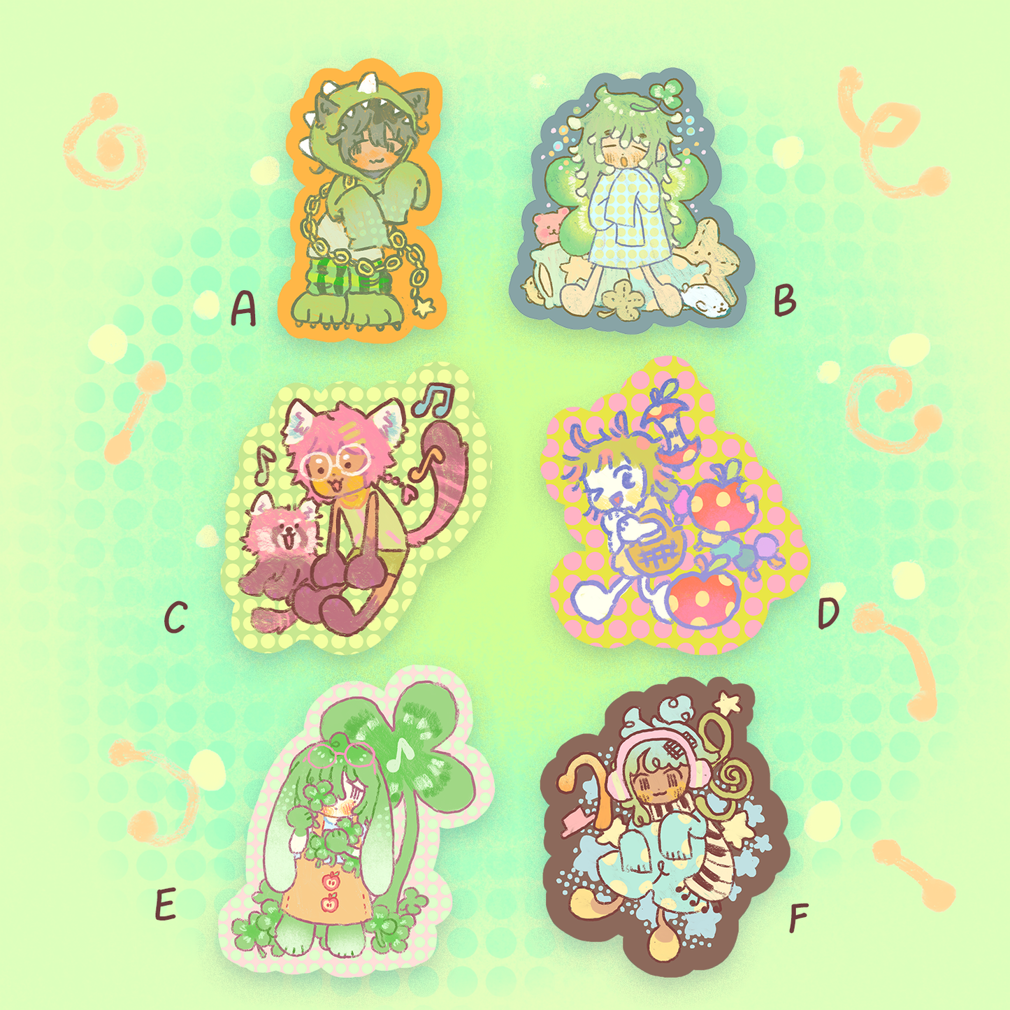 spring stickers