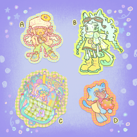jolly summer stickers