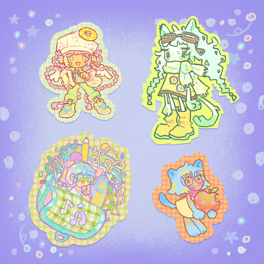 jolly summer stickers